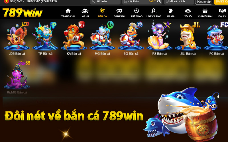 Đôi nét về bắn cá tại nhà cái 789Win