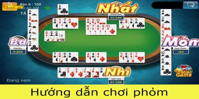 Những thuật ngữ trong Phỏm