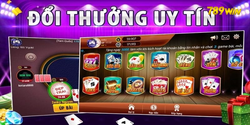 Casino đổi thưởng 789win uy tín xanh chín